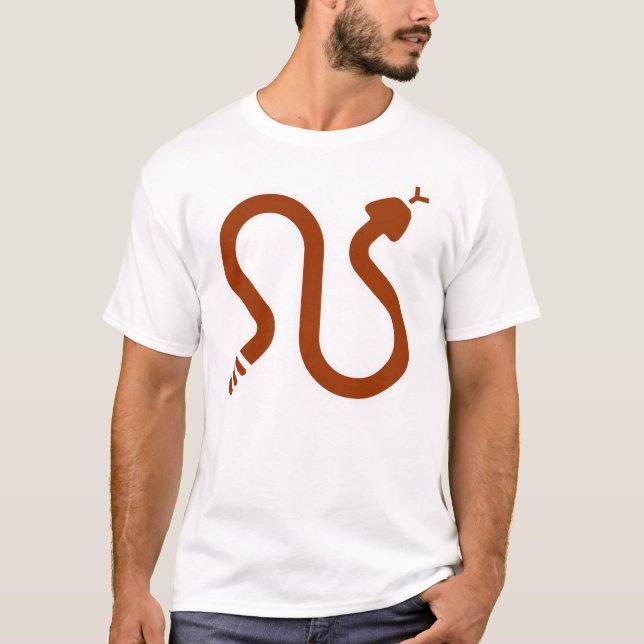 Camiseta Placa de Aviso de Cascavel (Frente)