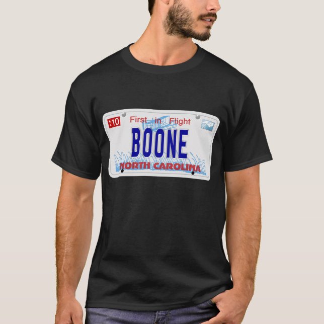 Camiseta Placa de Boone NC (Frente)