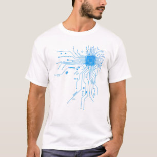 Camiseta Placa de circuito impresso de geekiada engraçada,