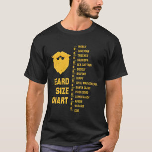 Camiseta Placa de Crescimento Engraçada para Barba Barba In