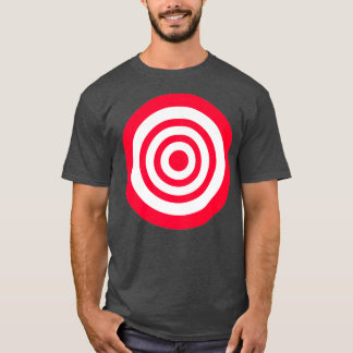 Camiseta Placa de Dart Bullseye Dartboard Dartboard Dardos