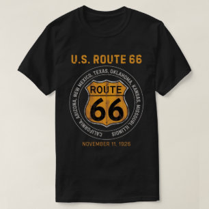 Camiseta Placa de Estrada Rota 66