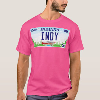 Camiseta Placa de Licença de Indianápolis