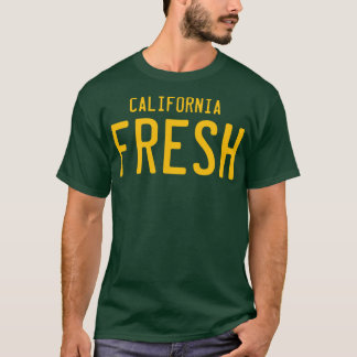 Camiseta Placa de Licença Fresca da Califórnia