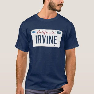 Camiseta Placa de Licença Irvine California T Shirt