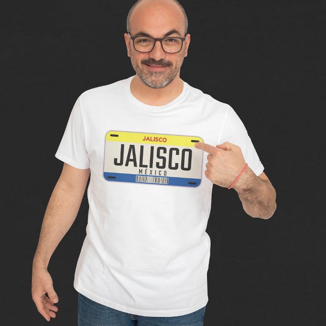 CAMISETA PLACA DE LISENA DA CIDADE DO MÉXICO JALISCO (Criador carregado)
