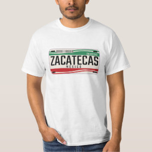 CAMISETA PLACA DE LISENDA DA CIDADE DO MÉXICO ZACATECAS