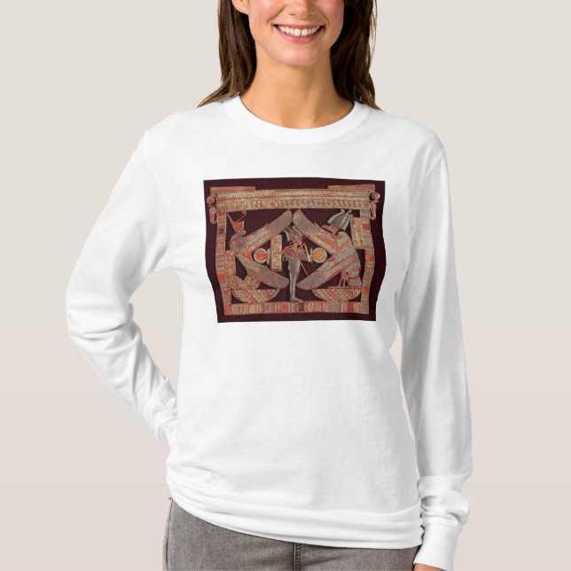Camiseta Placa de peito que descreve Osiris, deus de (Frente)