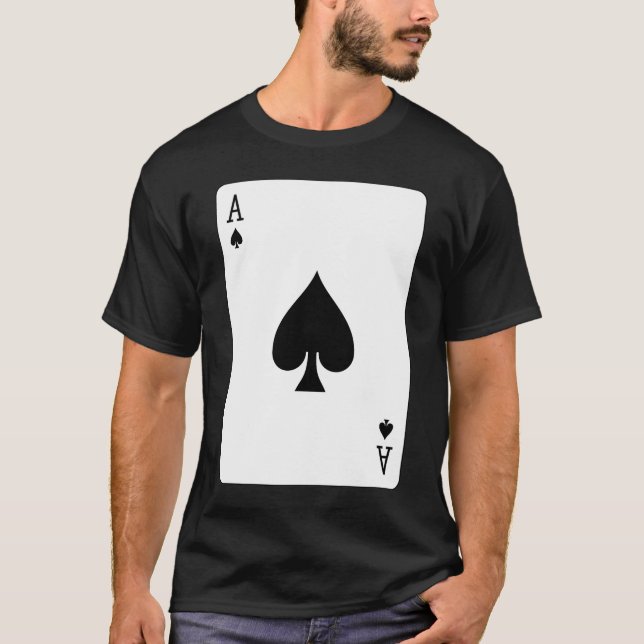 Camiseta Placa de Reprodução Ace of Spades (Frente)