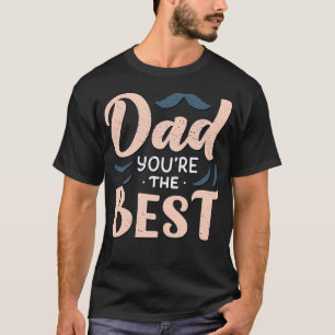 Camiseta Placa de saudação do dia de os pais 1