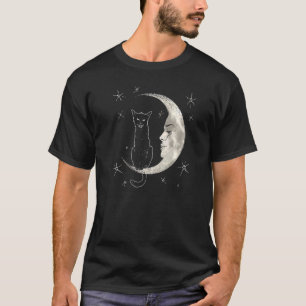 Camiseta Placa De Tarô Sem Fila De Crescente Fronteiriço E