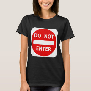 Camiseta Placa de Trânsito de Rua Proibida S