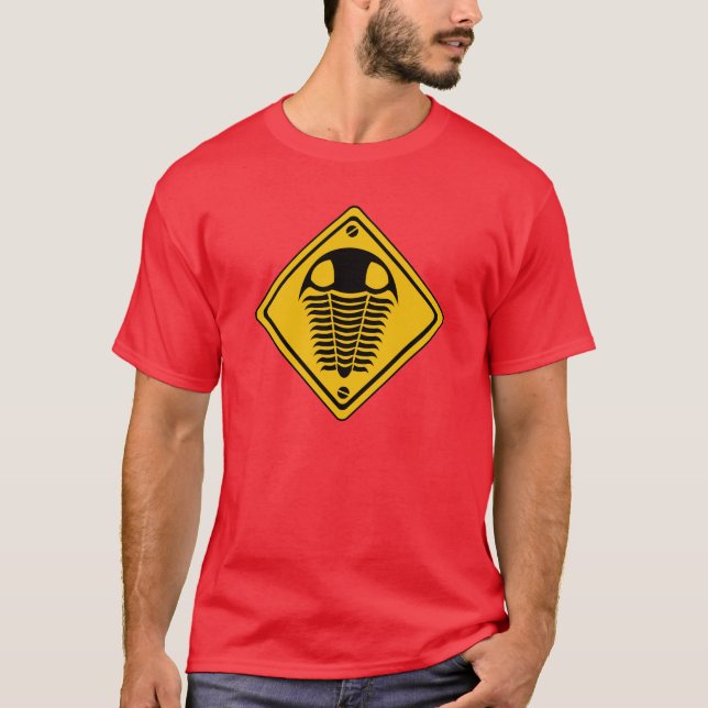 Camiseta Placa de Trânsito TRILOBITE (Frente)