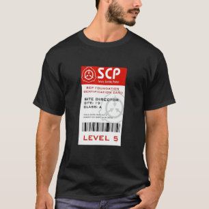 Camiseta Placa Diretora Scp Foundation Classe A