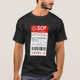 Camiseta Placa Diretora Scp Foundation Classe A