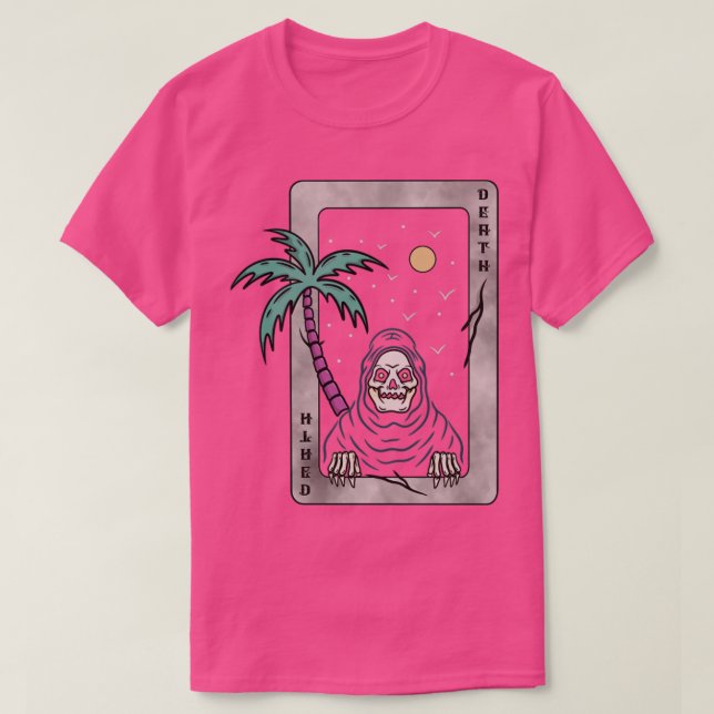 Camiseta Placa e crânio (Frente do Design)