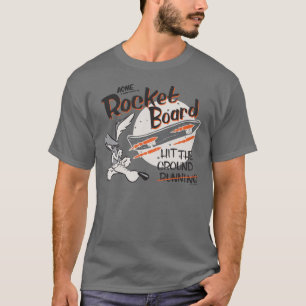 CAMISETA PLACA FOGUETE ACME DO COYOTE WILE E.