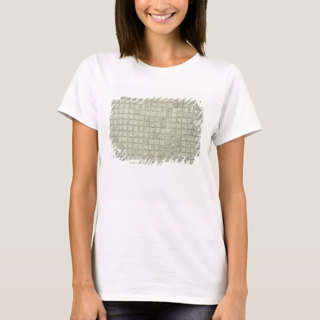 Camiseta Placa grande com escrevendo ideográfico do Tiver (Frente)