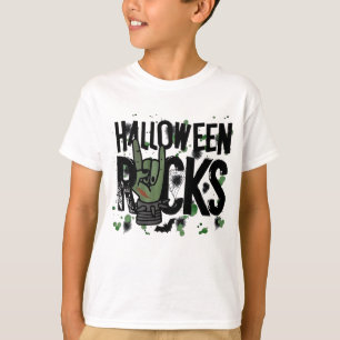 Camiseta Placa Halloween Rocks