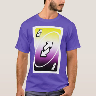 Camiseta placa inversa unitária não binária