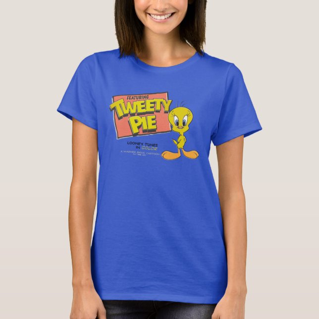Camiseta Placa Lobby Retroativa LOONEY TUNES™ TWEETY™ (Frente)