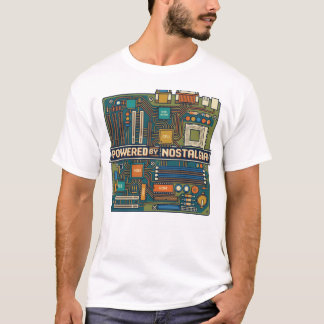 Camiseta Placa-Mãe de Computador dos Anos 80 "Desenvolvida 