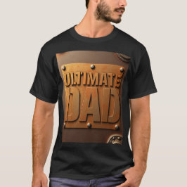 Camiseta Placa Metálica Ultimate Dad Presente para o Pai