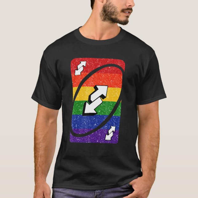 Camiseta Placa orgulho gay Uno (Frente)