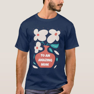 CAMISETA PLACA PERSONALIZADA DE GREETING DE DIA DE AS MÃES