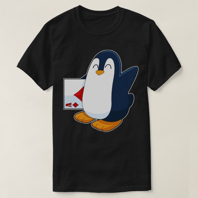 Camiseta Placas pinguins d jogo (Frente do Design)