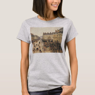 Camiseta Place du Théâtre Français, Paris Chuva de Pissarro