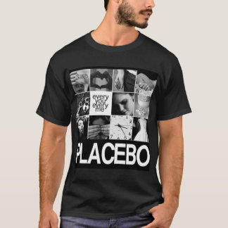 Camiseta Placebo black and white photo collage Brian Molko