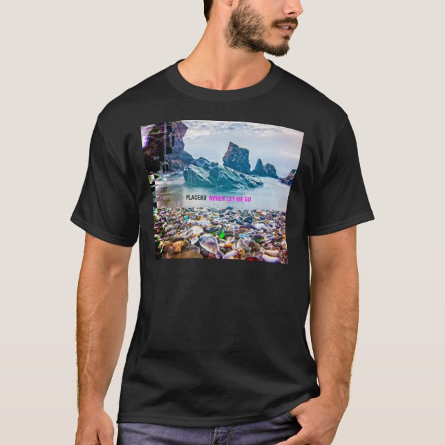 Camiseta Placebo Nunca Deixe-Me Ser Essencial  (Frente)