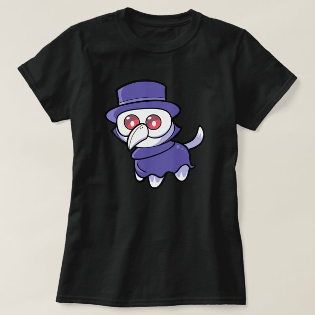 Camiseta Plague Doctor Gatinho T-Shirt (Frente do Design)