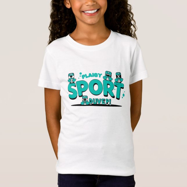 Camiseta Plaiby Sport Cartoon Tee (Frente)