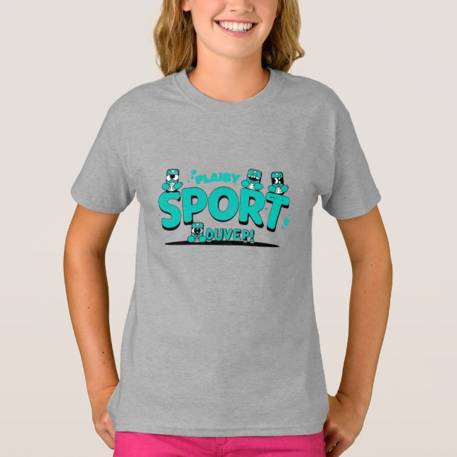 Camiseta Plaiby Sport Cartoon Tee (Frente)