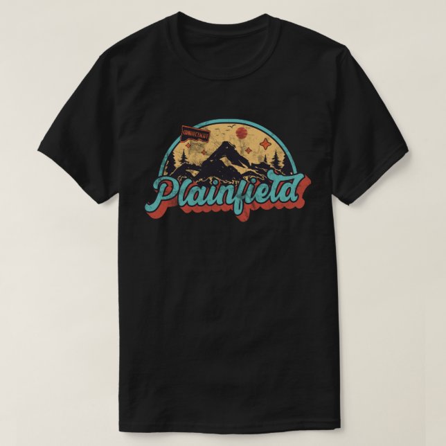 Camiseta Plainfield, Connecticut (Frente do Design)
