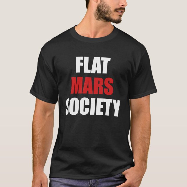 Camiseta Planat Mars Society Earth Red Planet Space (Frente)