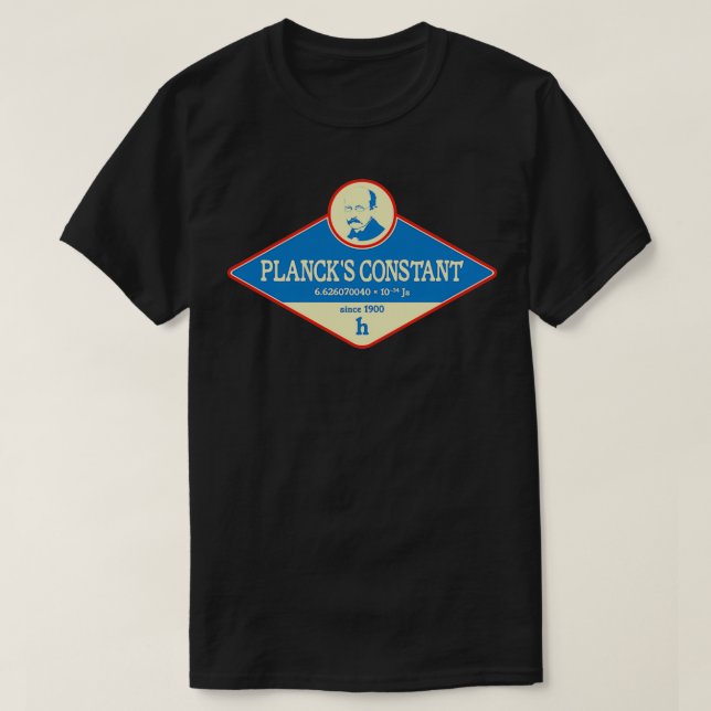 Camiseta Plancks Constante  (Frente do Design)