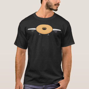 Camiseta Plane Bagel - Pun - Wordplay
