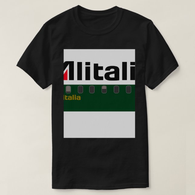 Camiseta Plane s Alitalia (Frente do Design)
