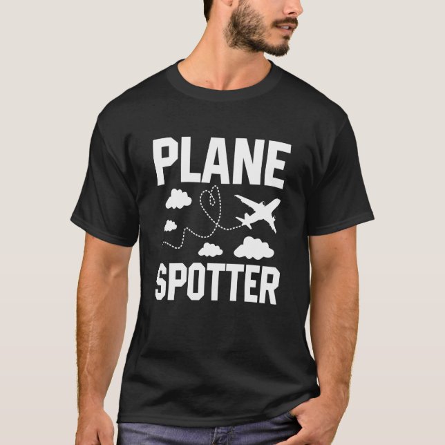 Camiseta Plane Spotter Pilot Airplane Plane Aviation  9 (Frente)