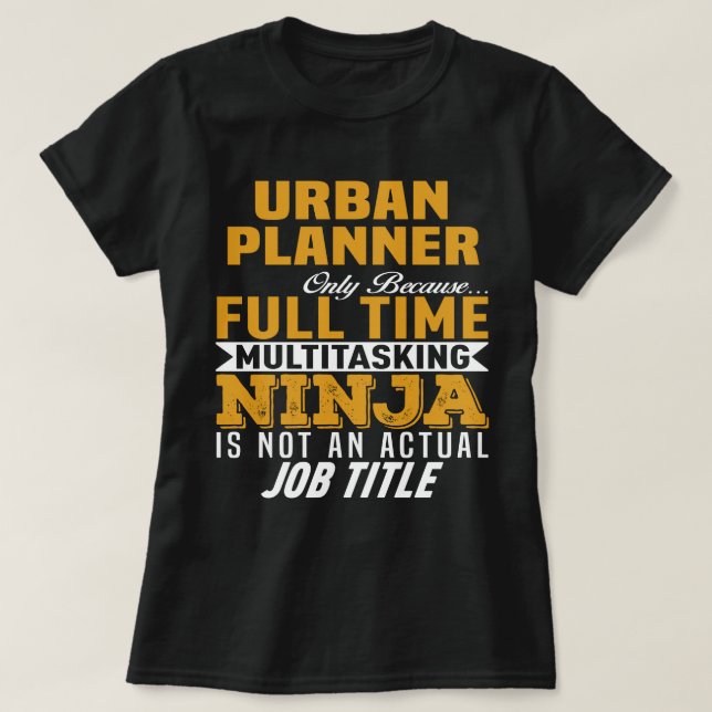 Camiseta Planejador Urbano (Frente do Design)