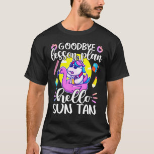 Camiseta Planejar Alô Sun Tan No Último Dia Da Escola
