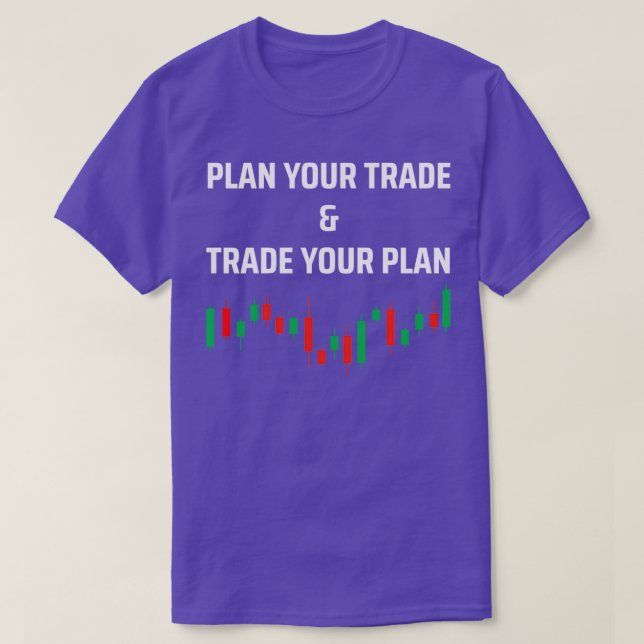 Camiseta planejar o seu negócio de negociação com o Investi (Frente do Design)