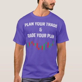Camiseta planejar o seu negócio de negociação com o Investi