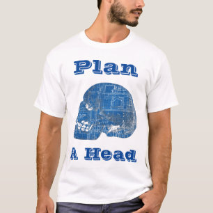 Camiseta Planeje Um Esquema Humorístico Da Cabeça