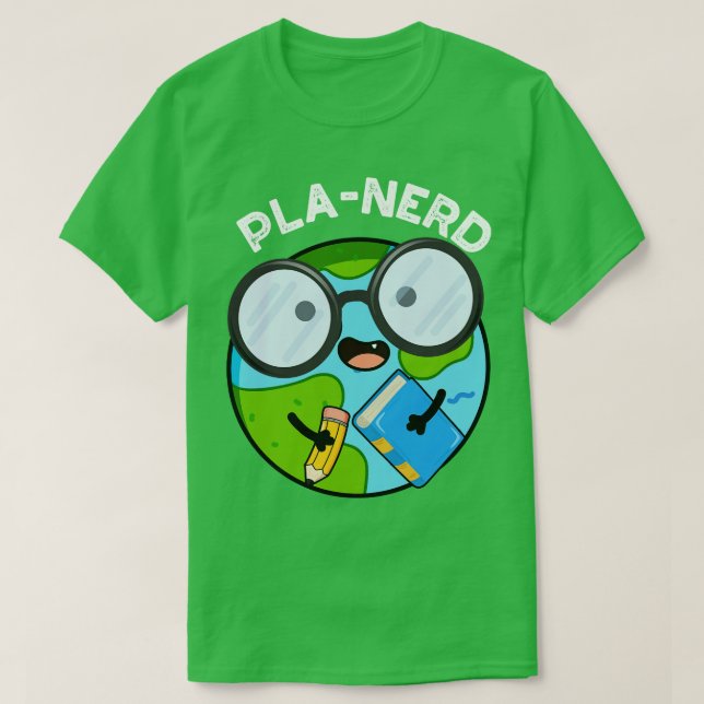 Camiseta Planern Funny Planet Puns (Frente do Design)