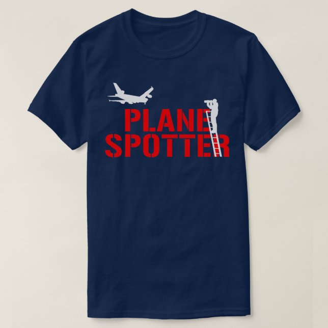 Camiseta Planespotter Avião Atalhador e Atalho (Frente do Design)