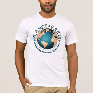 Camiseta PLANET EARTH perfeitamente desenhada pela natureza